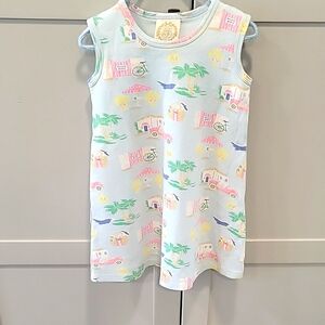 The Beaufort Bonnet Company sleeveless polly play dress, girl size 6.